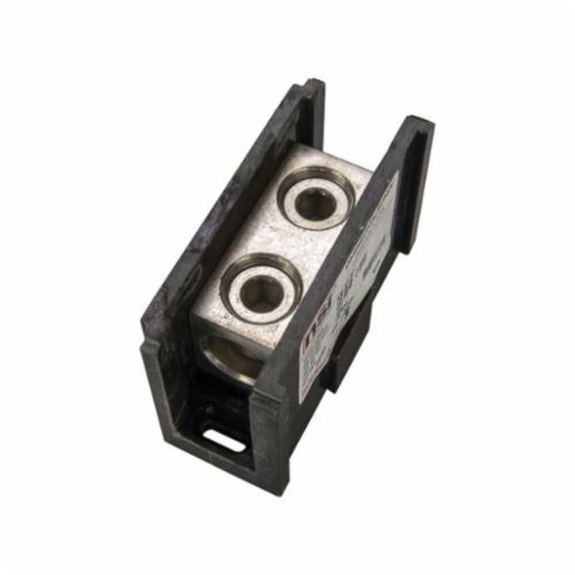 NSI Connector Bloks™ AM-R1-R1 Splicer/Reducer Power Distribution Block, 600 VAC, 380 A, 1 Poles, 4 AWG to 500 kcmil Wire, Aluminum